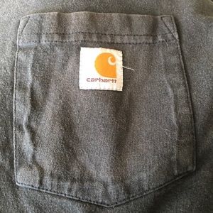 Black carhartt t shirt. 2xl tall. Original fit